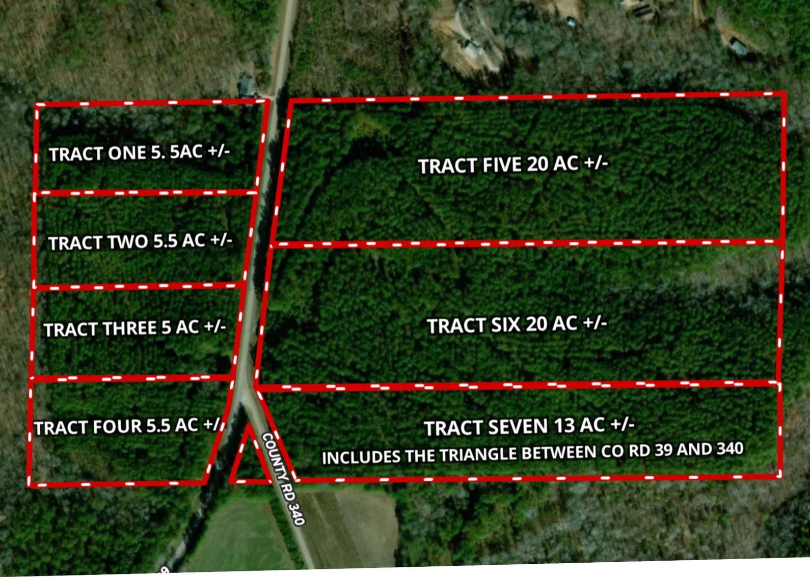 Image for 75+/- Acres in Woodland, Alabama - Offered in 7 Individual Tracts