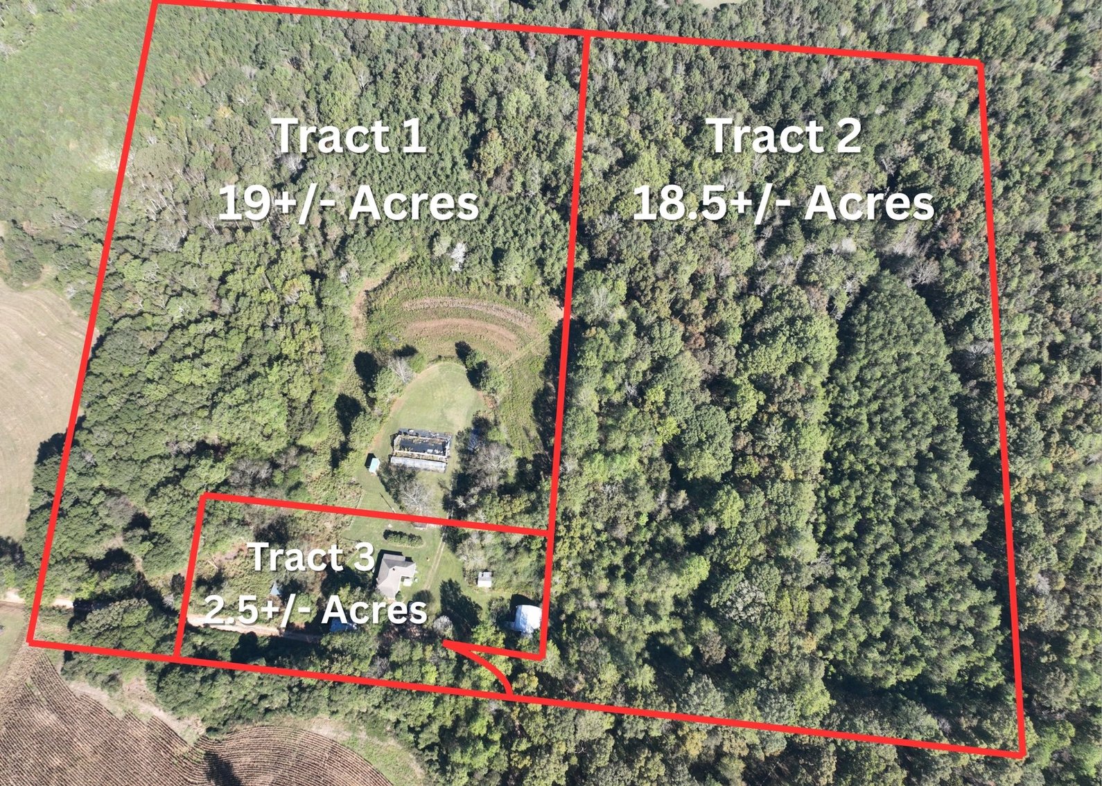 Image for Wedowee Creek Farm | 40+/- Acres Divided in 3 Tracts | 1000 +/-ft Creek Frontage | Turn-Key Homestead