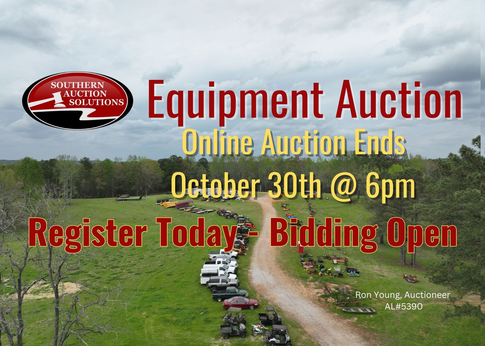 Image for Equipment Online Auction October 30, 2025