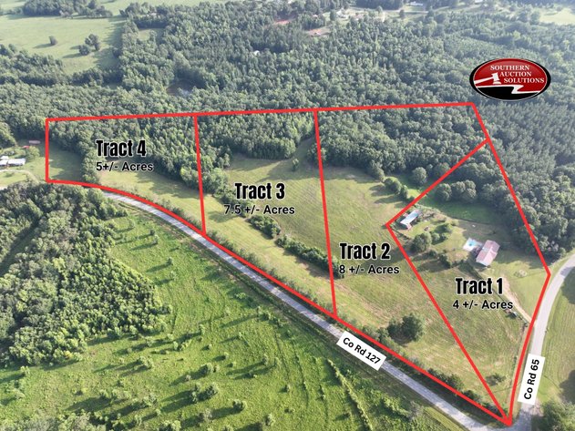 Image for Randolph County Farm & Acreage Auction — Home, Barn & Land Tracts | Roanoke, AL