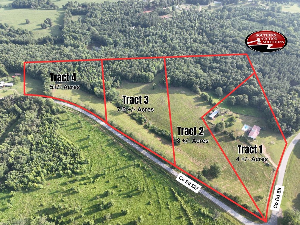 Image for Randolph County Farm & Acreage Auction — Home, Barn & Land Tracts | Roanoke, AL