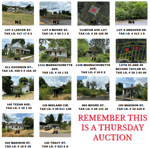 CITY OF BRISTOL, VA  SPECIAL COMMISSIONER’S SALE