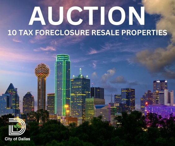 Image for LIVE AUCTION - 10 Tax Foreclosure Resale Properties for City of Dallas