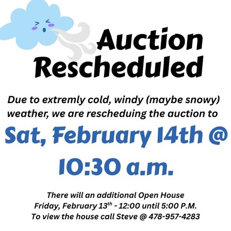 Image for LIVE AUCTION - RESCHEDULED UNTIL SATURDAY, FEBRUARY 14TH @ 10:30 A.M.  House and Personal Property in Macon, Georgia