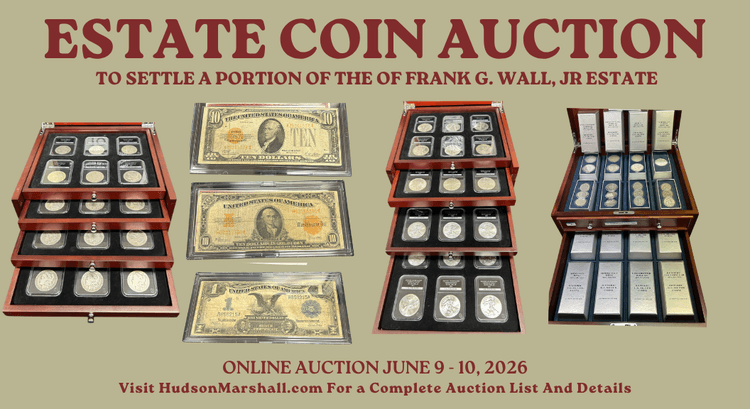Image for ONLINE AUCTION - Estate Coin Auction - Day 1