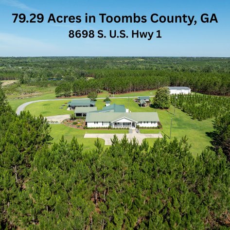 Image for ONLINE AUCTION - 79 Acres & Home in Toombs County, GA