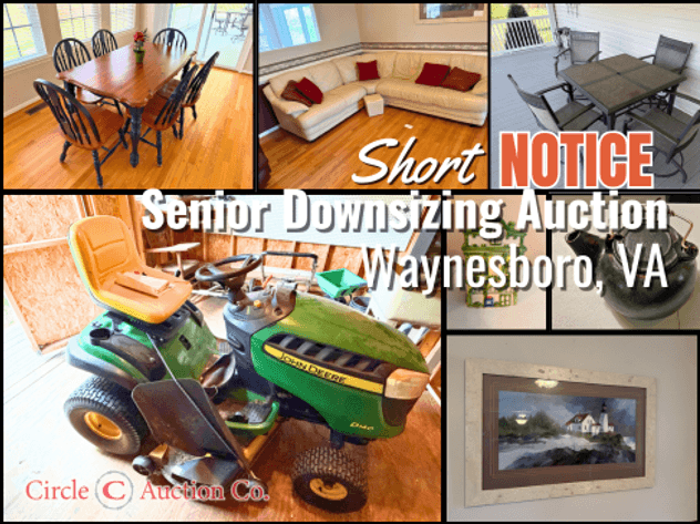 Image for Short Notice Senior Downsizing Auction- Waynesboro, Va