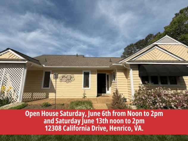 Image for Henrico Single-Level End-Unit Townhome Real Estate Auction | 12308 California Dr | Opening Bid Only $250,000