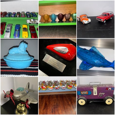 Image for Hurricane, WV – Glassware, Antiques, Clocks, Lamps, Diecast Cars, Model Planes, Model Boats, Artwork and More!