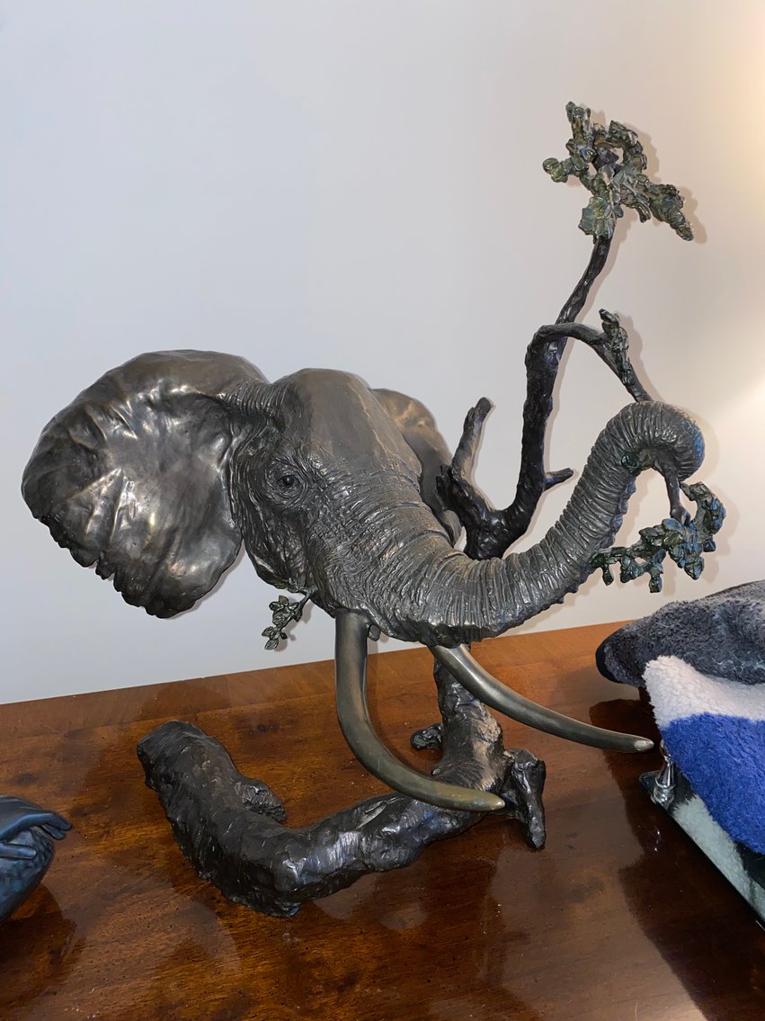 Image for McMurray, PA – One of a Kind Auction: Bronze Sculptures, Turquois, Surveyors Transit, Artwork, Steeler Memorabilia, Sterling Jewelry, Watches, Post Cards Many with Stamps, Cobalt Blue, Soapstone, Furniture and Much More!