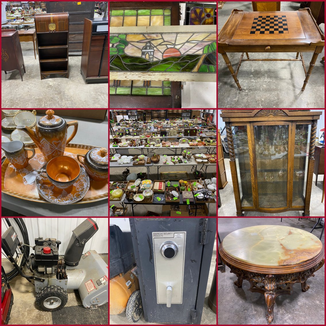 Image for Shinnston, WV -- 500+ LOTS, Antiques, Glassware, Antique Furniture, Collectibles, Vintage Items