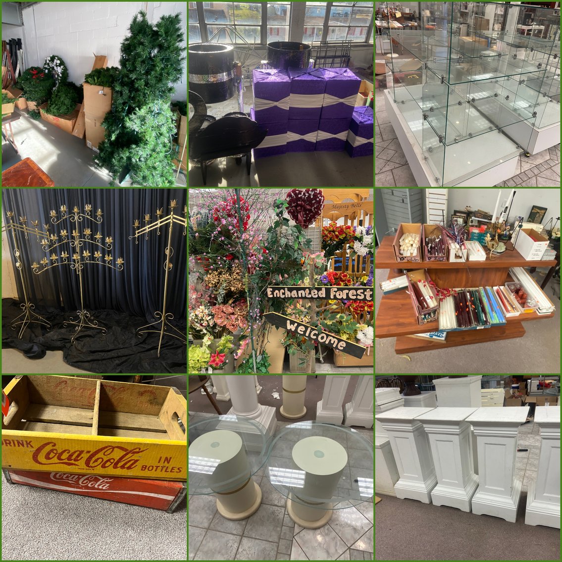 Image for Ansted, WV – Flower Shop Materials and Decorations, Coolers, Christmas Wreaths, Candle Holders, Retail Store Racks and More!