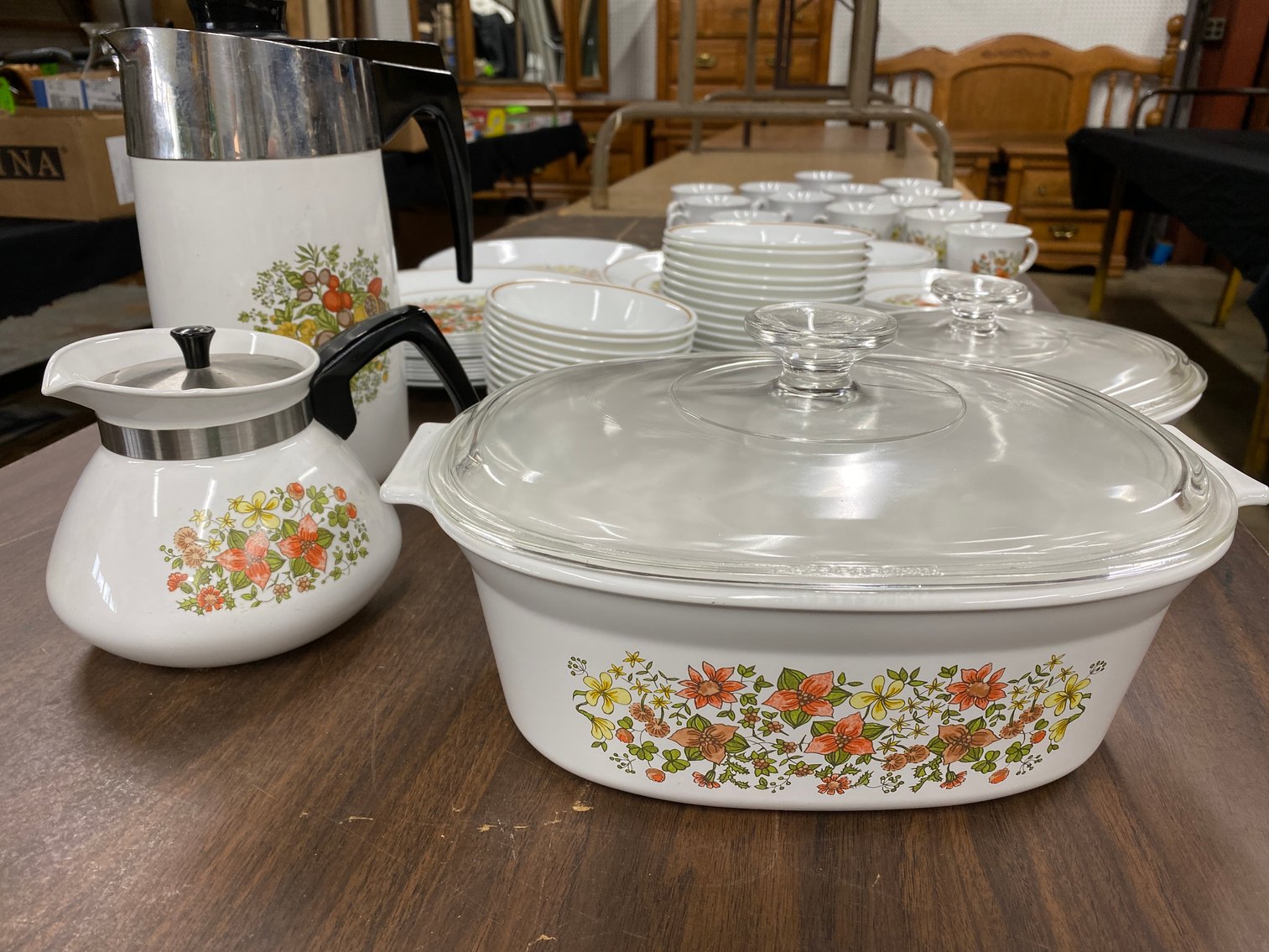 Image for Vanderbilt, PA — Downsizing Auction: Yardmax Rototiller, Tools, Furniture, Electronics, Toys, Trains, Bounce House, Sleds, Pyrex, Household Items, Appliances, Costume Jewelry, Collectibles, Longaberger & More!