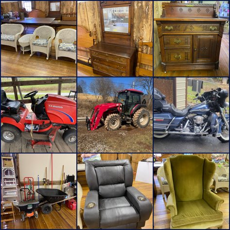 Image for Jane Lew, WV - Mahindra Tractor, H-D Motorcycle, Antiques, Furniture, Lawn Equipment