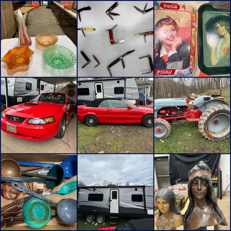 Image for Shinnston, WV - One owner! Over 500 Lots: Sports Car, Camper, Farm Equipment, Guns, Antiques, Collectibles, Tools