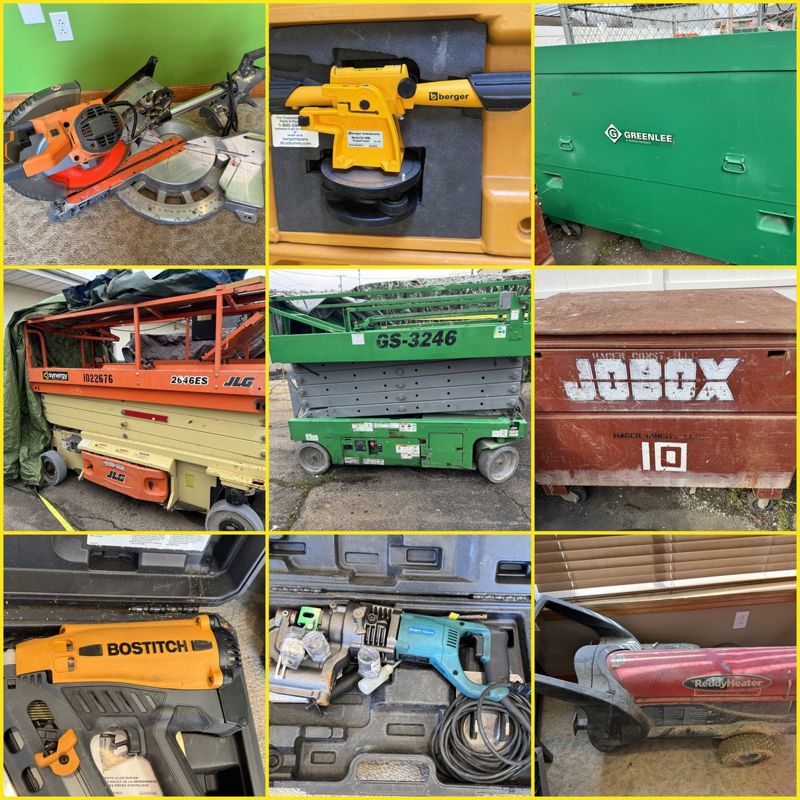 Image for Chesapeake, OH -- Contractor Supplies- Tools, Man Lifts, Doors, Windows, Woodwork and MORE!