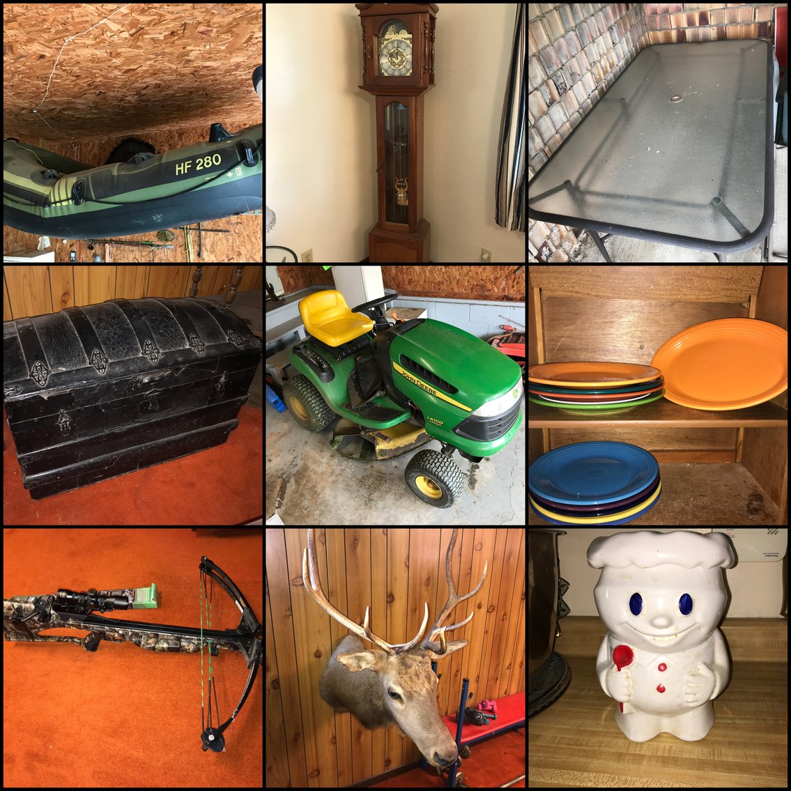 Image for Morgantown, WV -- JD Lawn Tractor, Game Mounts, Furniture, Household Goods, Fiesta, Kitchen Items, Lawn & Garden