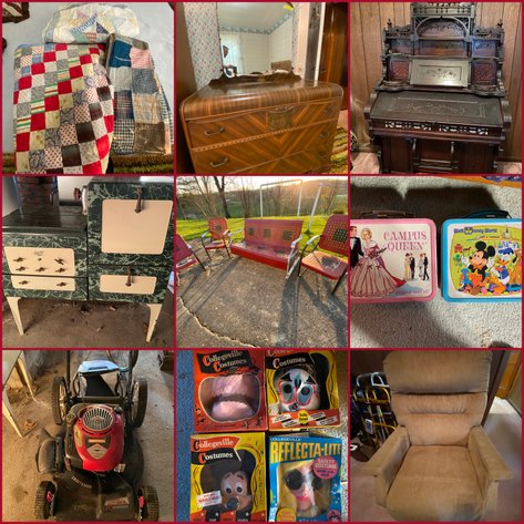 Image for Washington, PA - Antique Furniture & Gliders, Antique Porcelain Stove, Selection of Vintage Games & Children's Toys, Household Goods, and MORE