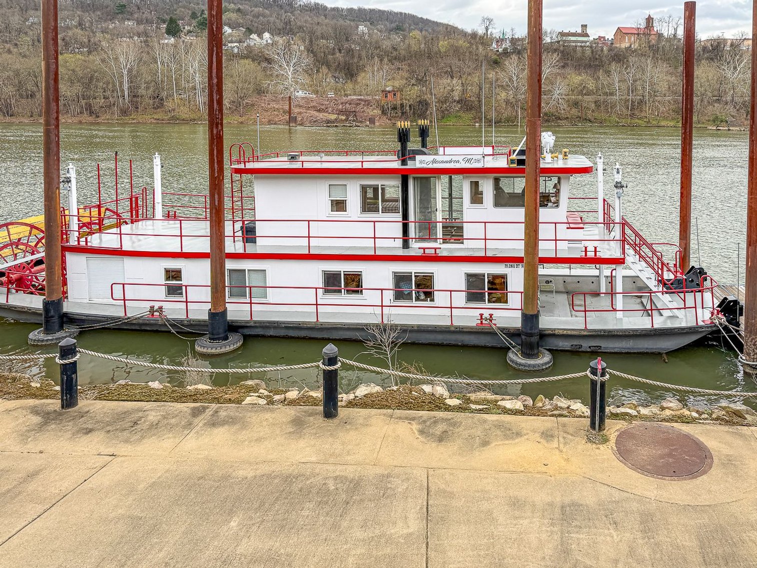 Image for West Brownsville, PA -- 74’ Custom Paddlewheel Houseboat