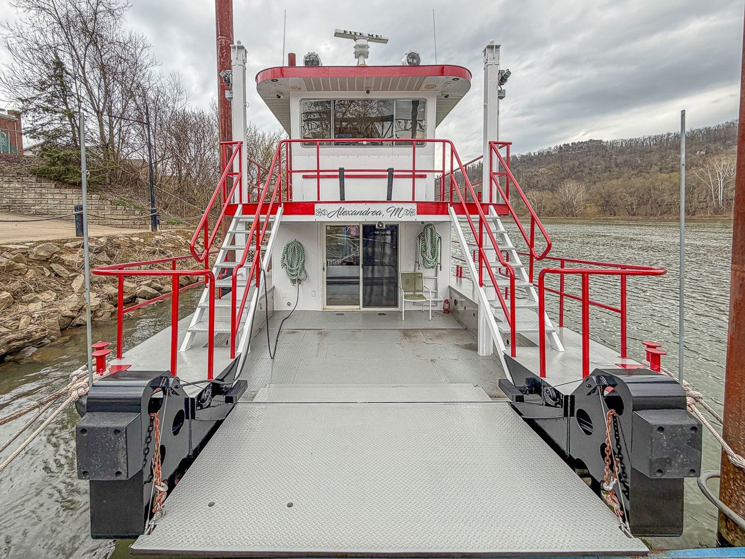 Image for West Brownsville, PA -- 74’ Custom Paddlewheel Houseboat