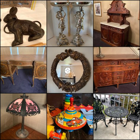 Image for Perryopolis, PA –Decorative Items, Appliances, Antique Buffets, Furniture, Glassware, Thomas Kinkade paintings, Vintage Christmas, Books, Household Items and Much More!