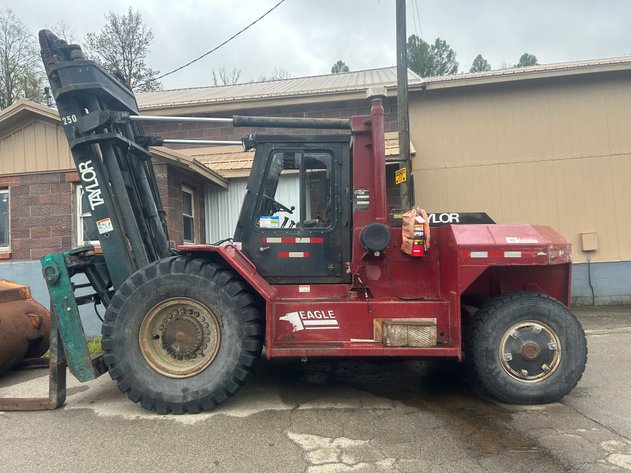 Image for Clarion County, PA - Taylor Hyster Forklift, Prentic Knuckleboom Loader, Shop Equipment, Tools, Equipment, and MORE