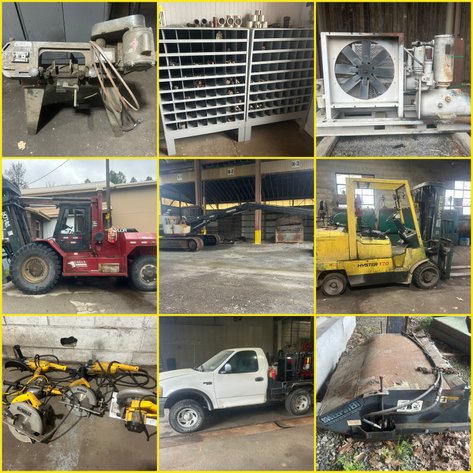 Image for Clarion County, PA - Taylor Hyster Forklift, Prentic Knuckleboom Loader, Shop Equipment, Tools, Equipment, and MORE