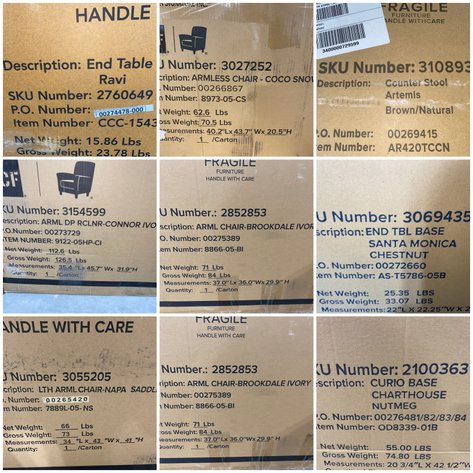 Image for Washington, PA - Day 2 of 2: Huge Auction! New in Box Furniture: Sectional Pieces, Recliners, Entertainment Stands, Desks and More!