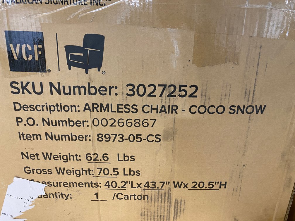 Image for Washington, PA - Day 2 of 2: Huge Auction! New in Box Furniture: Sectional Pieces, Recliners, Entertainment Stands, Desks and More!