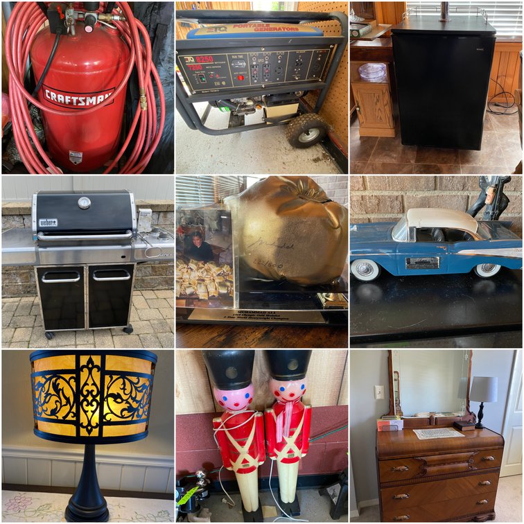 Image for Masontown, PA - Huge Moving Auction: Sports Memorabilia, Collectibles, Designer Handbags, Tools, Glassware, and Much More!