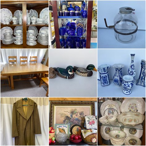 Image for Shinnston, WV -- A Lifetime of Collecting: The Bonnie Fancher Collection | Extensive Glassware, Multiple China Sets, Carnival Glass, Furniture, Teapots, Rugs, Lamps & Much More