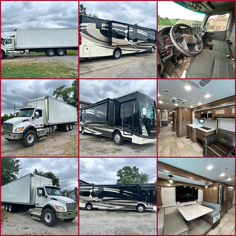 Image for Fayette Co, PA – 2024 Peterbilt 30’ Box Truck & 2021 Coachmen Sportscoach SR366BH