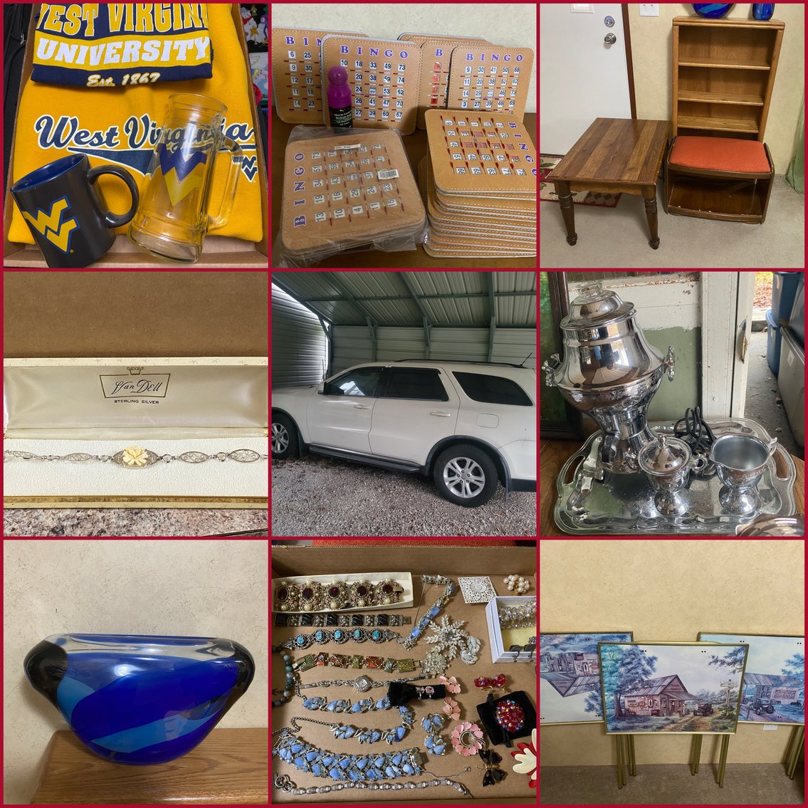 Image for Clarksburg, WV – 2011 Dodge Durango, Costume Jewelry, Furniture and more!