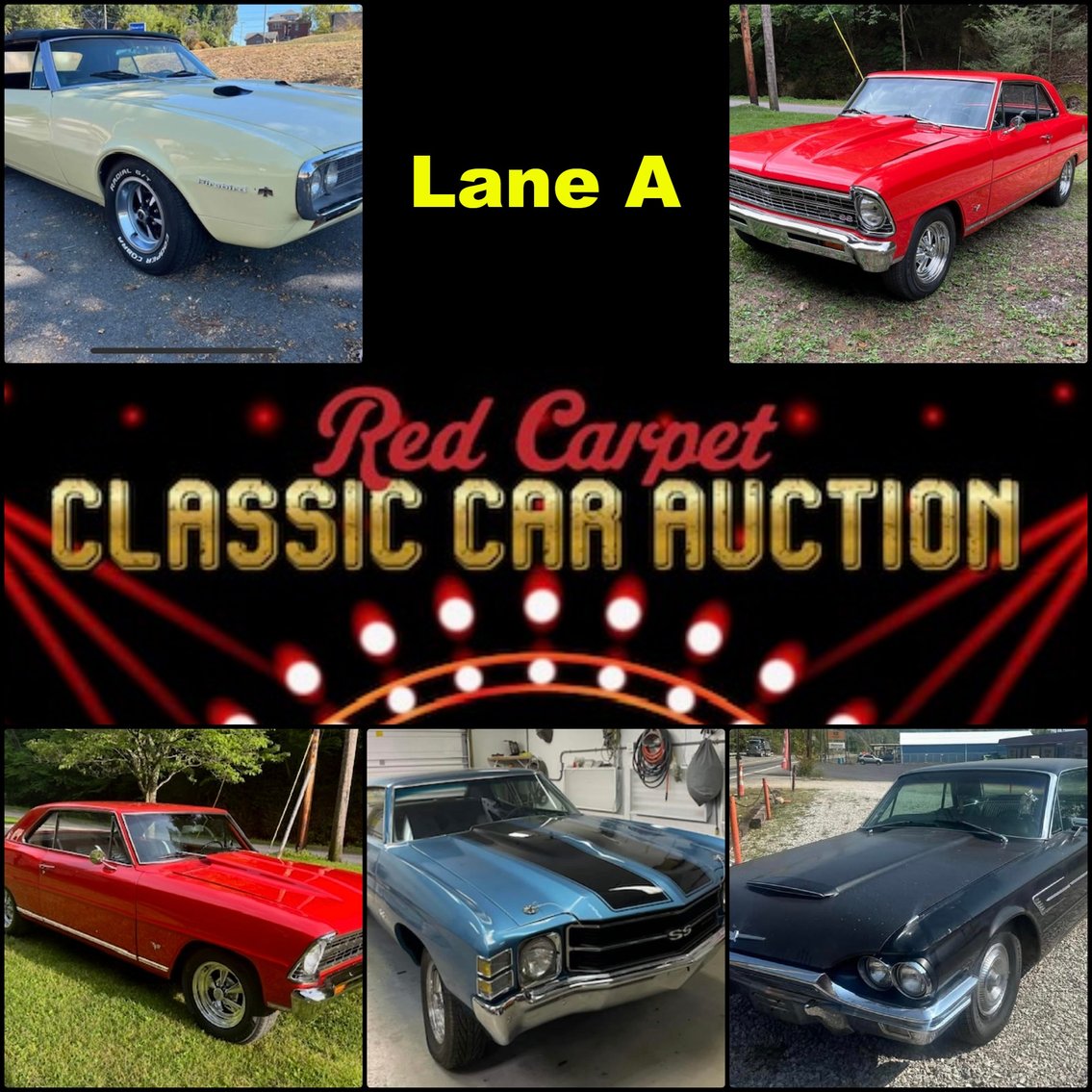 Image for St Albans, WV -  Red Carpet Classic Car Auction [LANE A]
