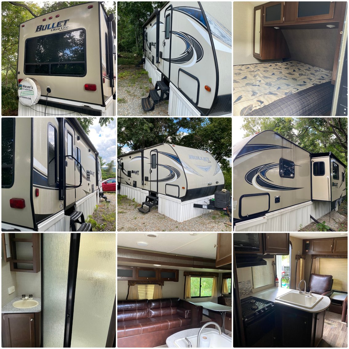 Image for Hopwood, PA - 2017 Keystone Bullet Ultra-Lite Camper, Model 269 R.L.S., 27-feet