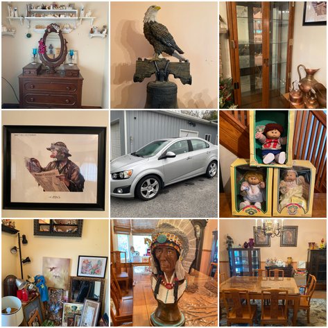 Image for Clarksburg, WV – Quality Home Furnishings, Tools, Clown Collectibles, Fenton