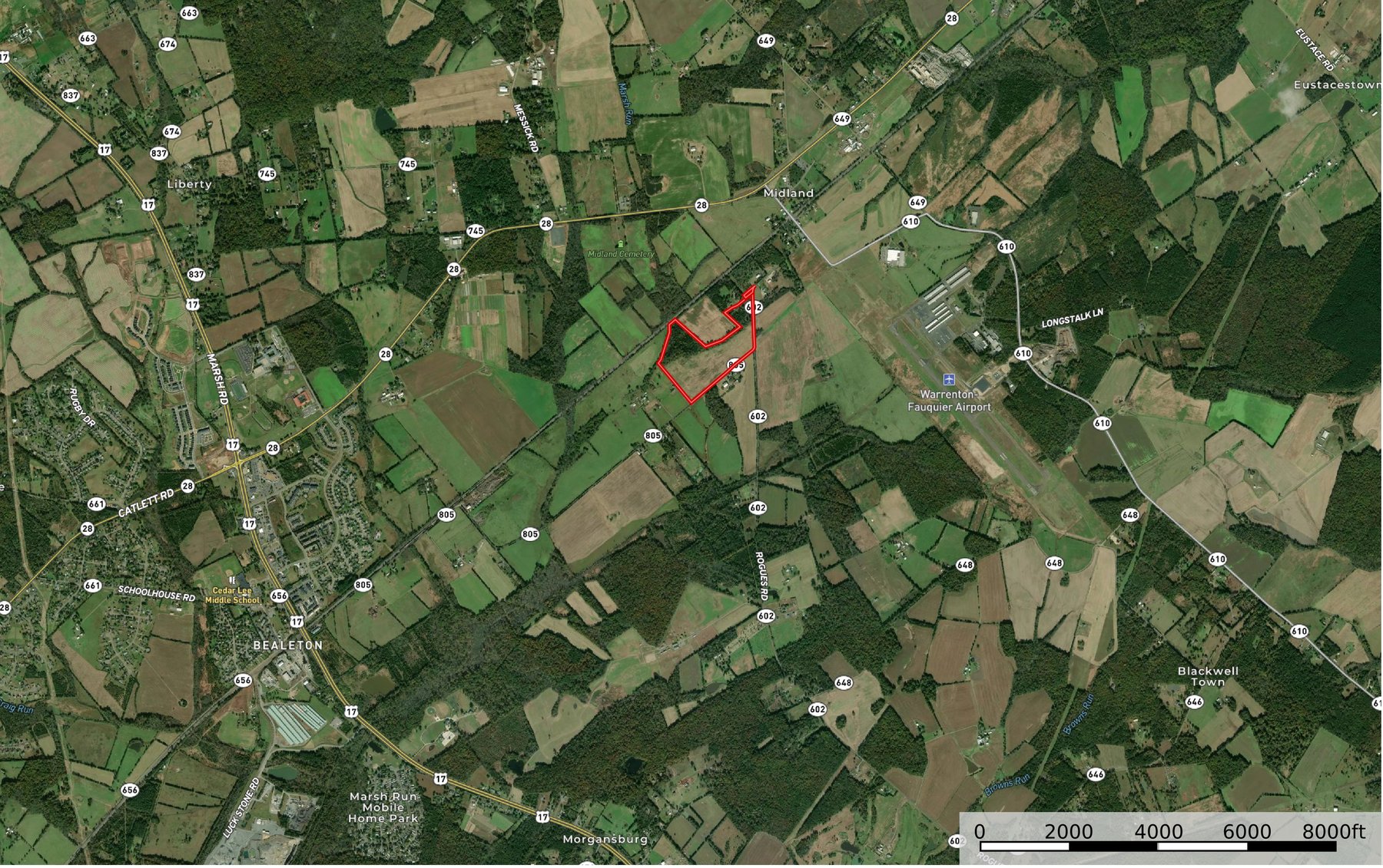 Image for 54.35 +/- Acres Of Land Near Bealeton VA