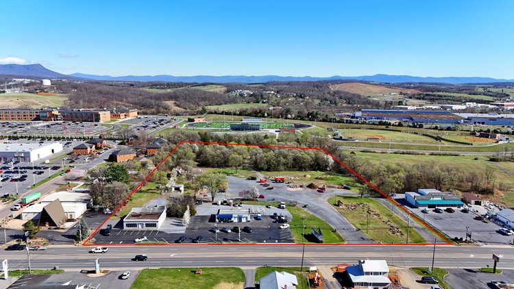 Image for 9.37 +/- Acres Commercial Real Estate In Harrisonburg VA Offered In Three Tracts