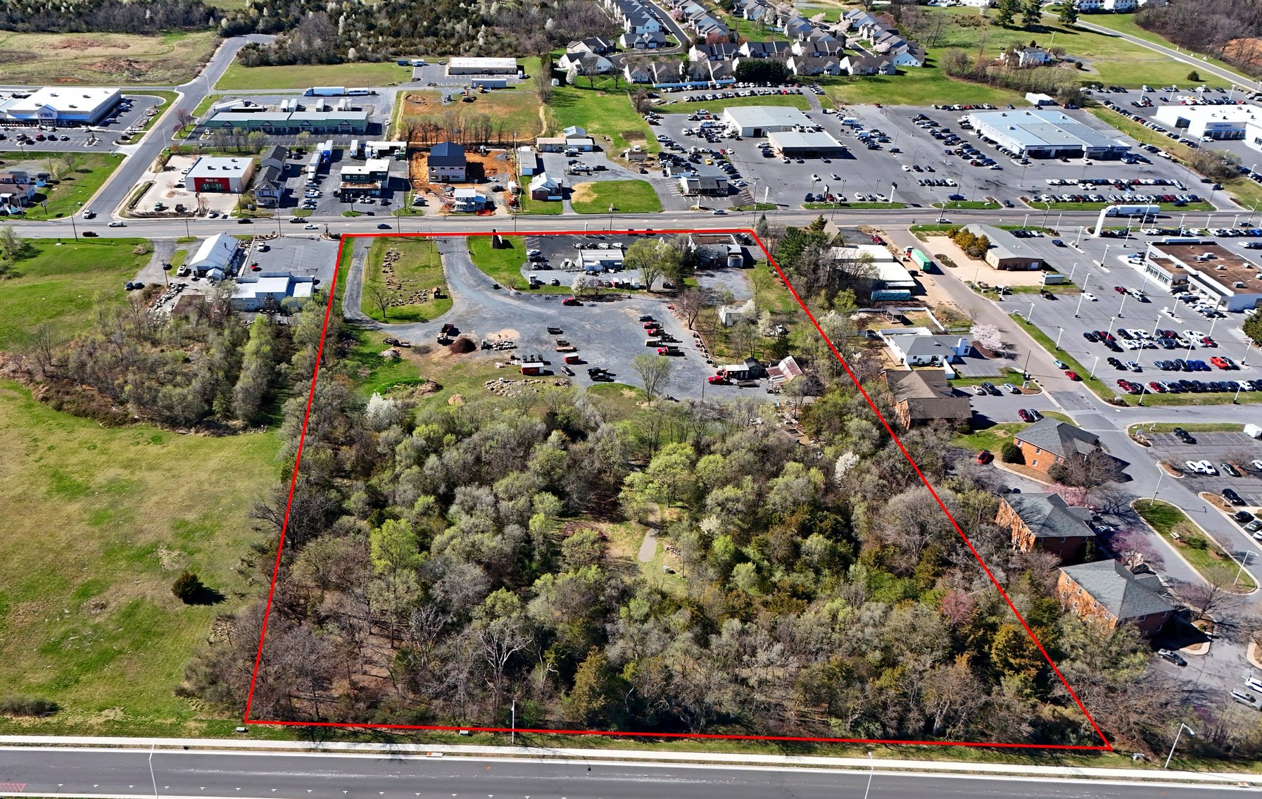 Image for 9.37 +/- Acres Commercial Real Estate In Harrisonburg VA Offered In Three Tracts