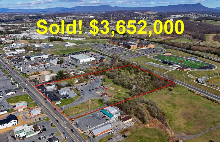 Image for 9.37 +/- Acres Commercial Real Estate In Harrisonburg VA Offered In Three Tracts