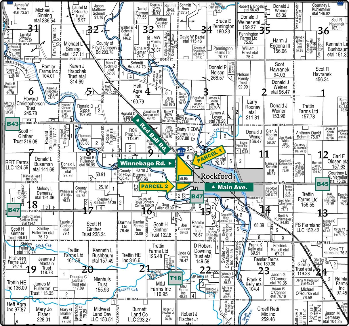 Image for Closed - Floyd Co., IA - 62.26 Ac., m/l (020-0525-10)