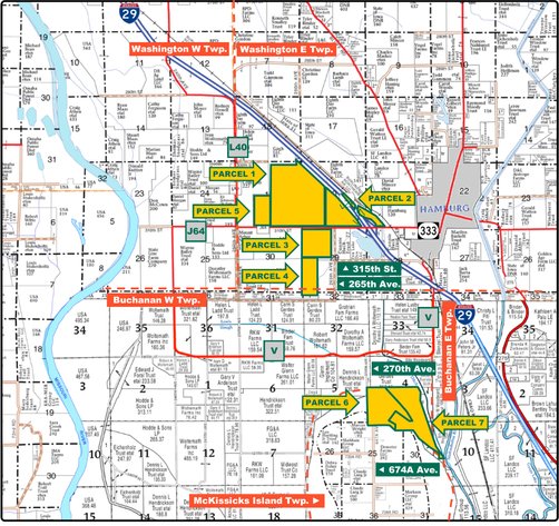Image for Closed - Fremont Co., IA/Nemaha Co., NE/Atchison Co., MO - 1,526.92 Ac., m/l (090-0232-19)