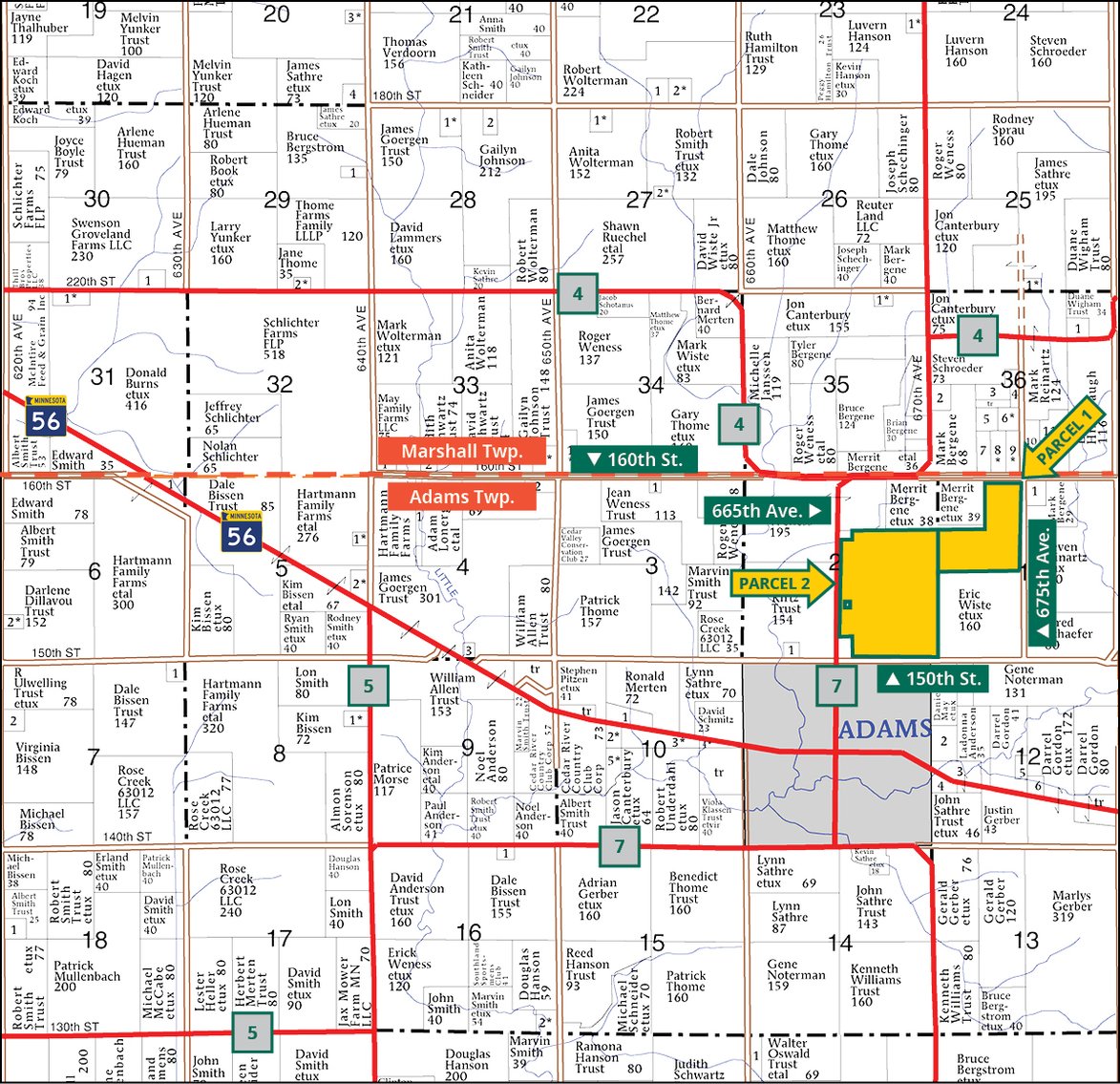 Image for Closed - Mower Co., MN - 349.04 Ac., m/l (020-0585)