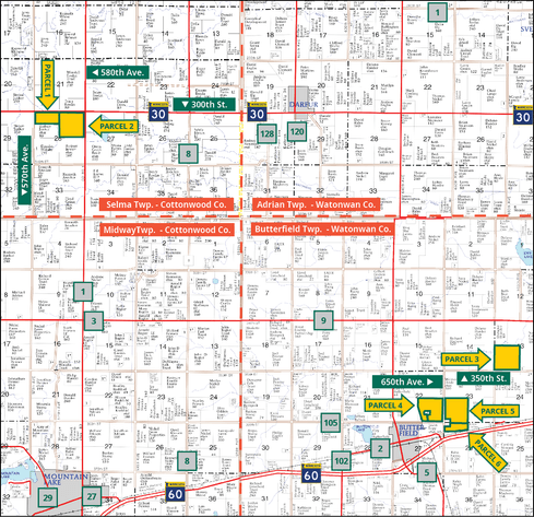 Image for Closed - Cottonwood & Watonwan Co., MN - 754.16 Ac., m/l (190-0277)