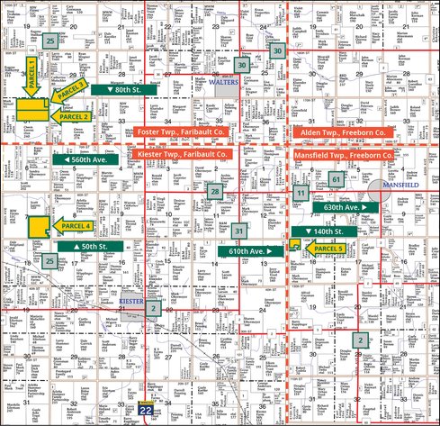 Image for Faribault-Freeborn Co., MN - 429.66 Ac., m/l (190-0320)