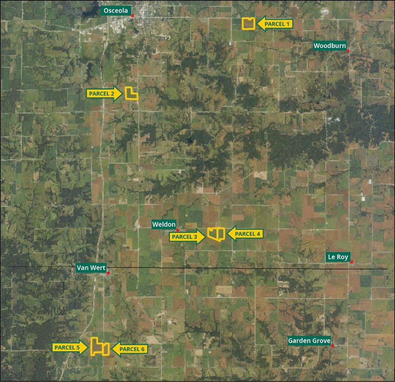 Image for Clarke-Decatur Co., IA - 705.99 Ac., m/l (000-4213)