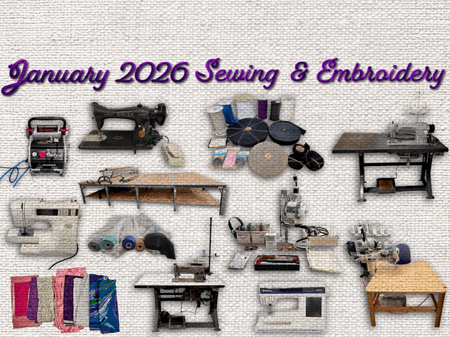 Image for January 2026 Sewing & Embroidery Auction