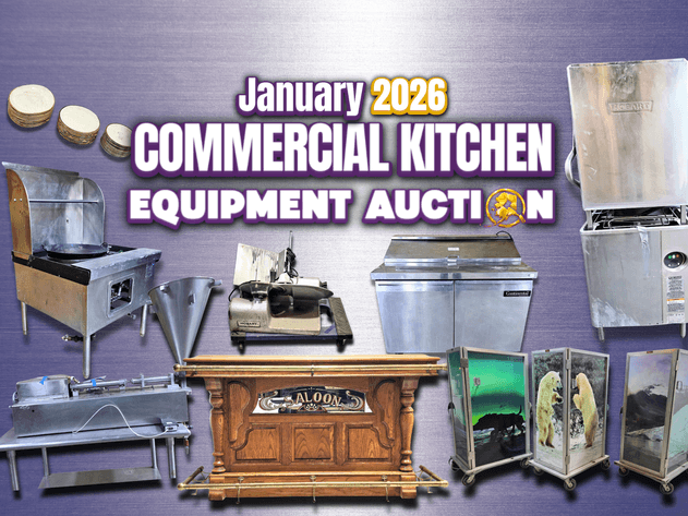 Image for January 2026 Commercial Kitchen Equipment Auction