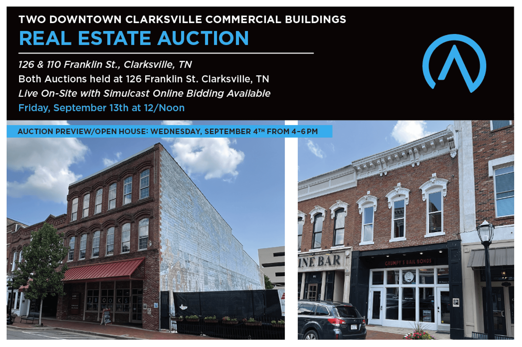 Image for 110 & 126 Franklin St. Clarksville, TN AUCTION