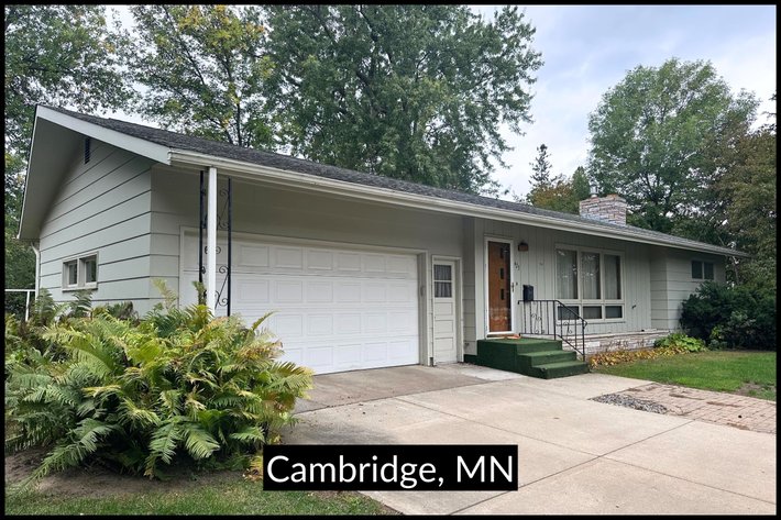 Image for 3 Bedroom, 2 Bath Ranch Style Home, Finished Basement, Close to Schools - Cambridge, MN